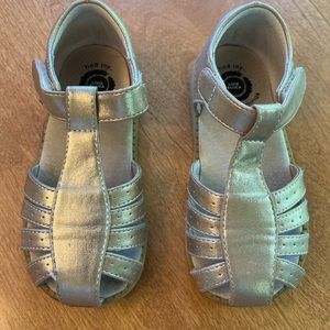 Livie and Luca gold metallic sandals